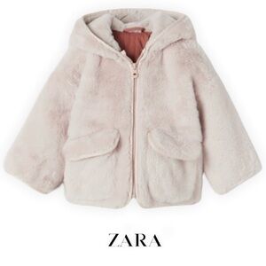 Zara faux feather jacket